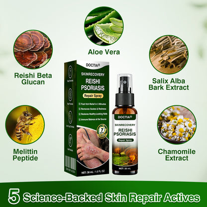 🇺🇸🏅🛡️✅DOCTIA® SkinRecovery Reishi Psoriasis Repair Spray