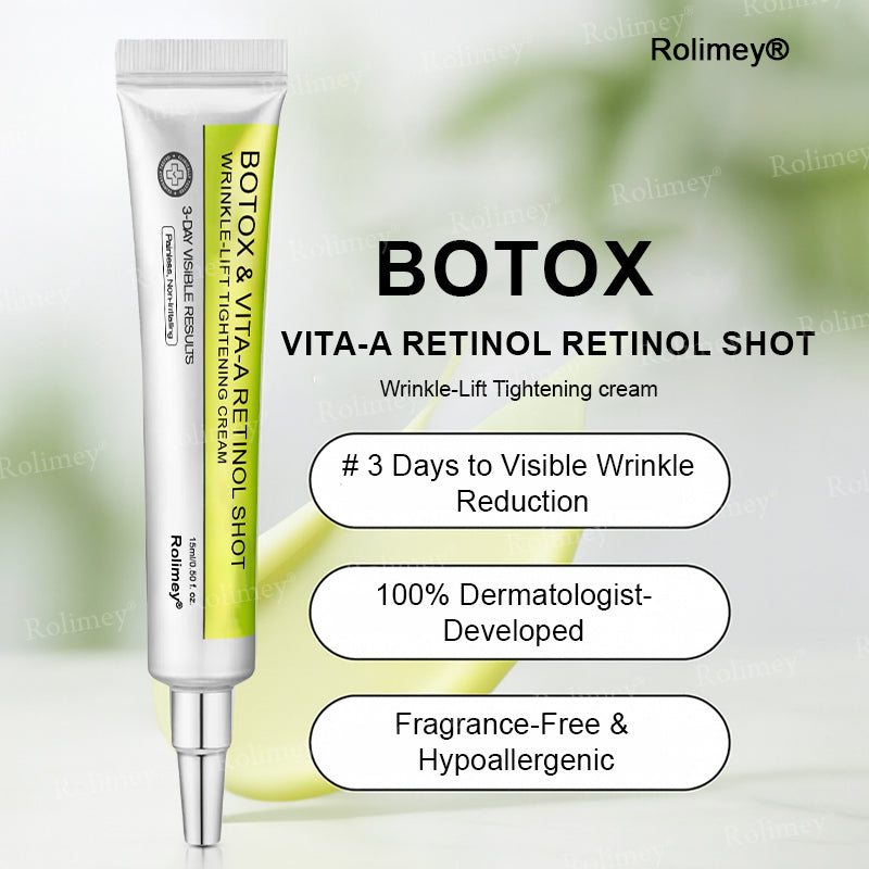 👏✨💯Made and shipped from the USA 💫Rolimey® Botox & Vita-A Retinol Shot Wrinkle-Lift Tightening cream - Last Day Promotion 70% OFF