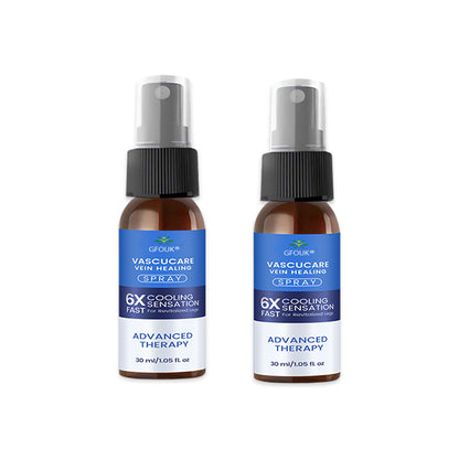 🇺🇸✅GFOUK® VascuCare Vein Healing Spray(Designed for Varicose veins, Spider veins, Deep vein Thrombosis, Chronic venous insufficiency, Venous ulcers, Thrombophlebitis and other venous issues)