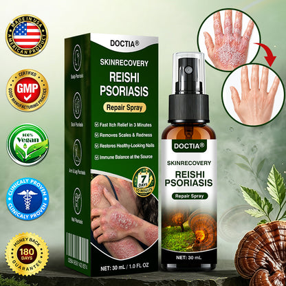 🇺🇸🏅🛡️✅DOCTIA® SkinRecovery Reishi Psoriasis Repair Spray