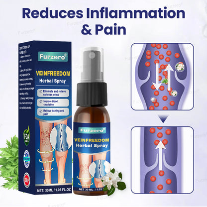 🌿Furzero® VeinFreedom Herbal Spray - MicroMist Therapy
