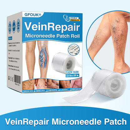 🇺🇸✅GFOUK® VeinRepair Microneedle Patch Roll⚡Instant Relief, Long-Term Results