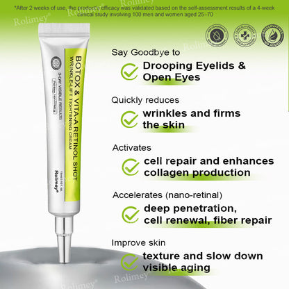 👏✨💯Made and shipped from the USA 💫Rolimey® Botox & Vita-A Retinol Shot Wrinkle-Lift Tightening cream - Last Day Promotion 70% OFF