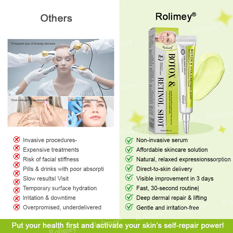 👏✨💯Made and shipped from the USA 💫Rolimey® Botox & Vita-A Retinol Shot Wrinkle-Lift Tightening cream - Last Day Promotion 70% OFF