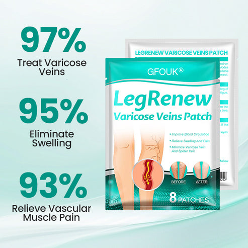 FDA-Approved👨‍⚕️✅🌿GFOUK® LegRenew Varicose Veins Patch(⚡Instant Relief, Long-Term Results)