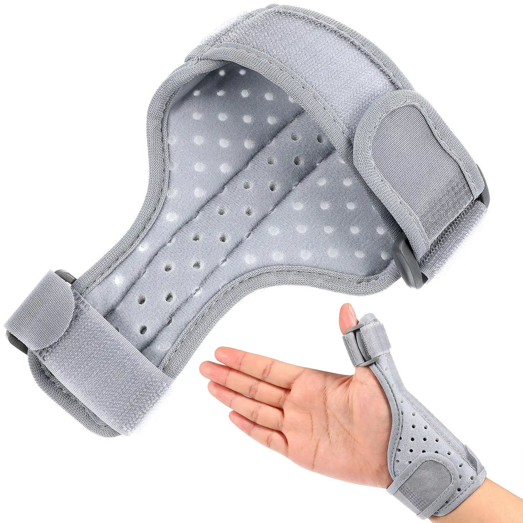 Thumb Sleeve with Adjustable Strap – Comfortable Breathable Hand Guard for Active Wear