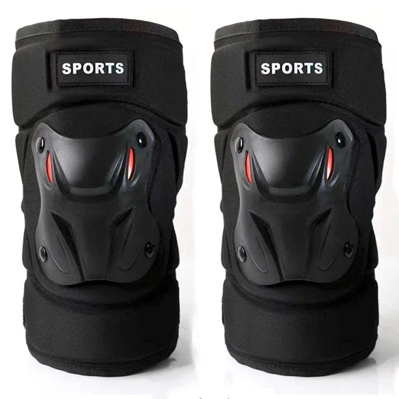 Riding Knee Pad Set – Adjustable Breathable Knee Guards for Motorcycle, Cycling & Outdoor Use