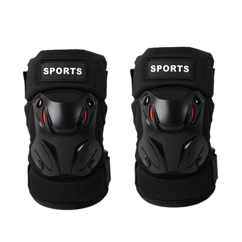 Riding Knee Pad Set – Adjustable Breathable Knee Guards for Motorcycle, Cycling & Outdoor Use