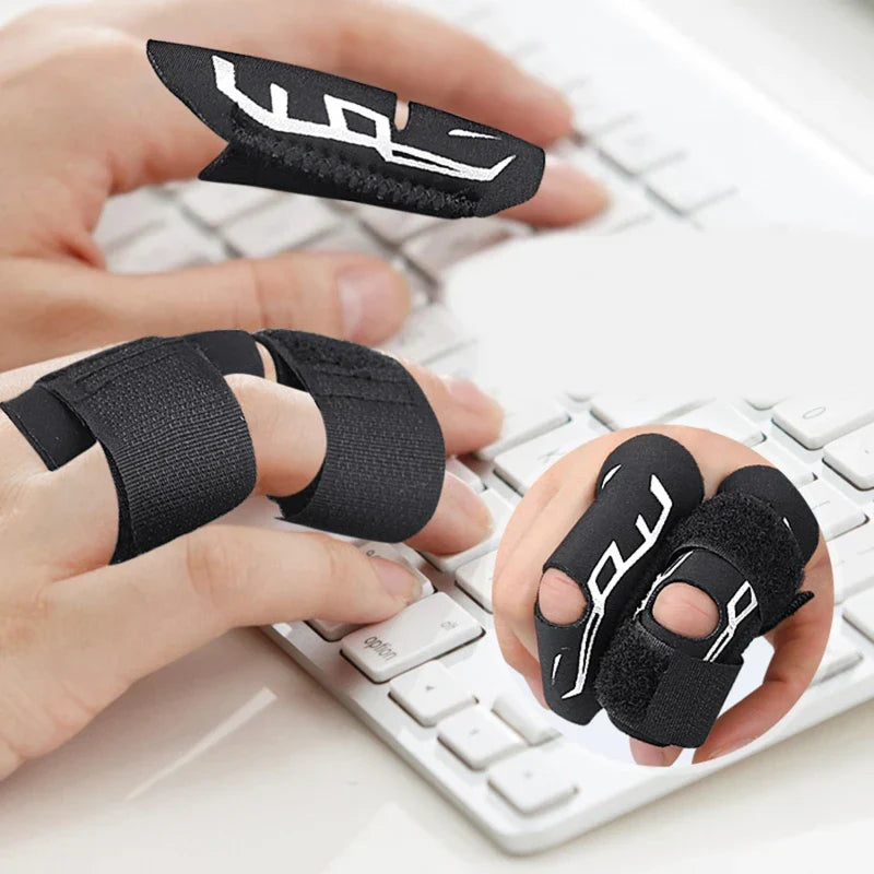 Adjustable Finger Guard – Stretch Finger Sleeve for Basketball, Volleyball, Fitness & Active Wear