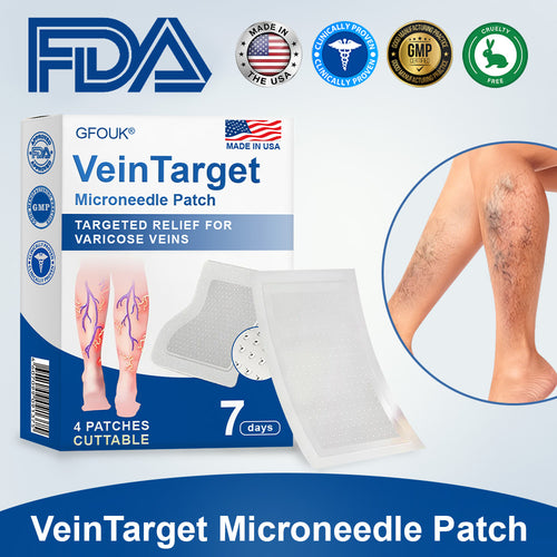 🇺🇸👨‍⚕️✅GFOUK® VeinTarget Microneedle Patch⚡Instant Relief, Long-Term Results