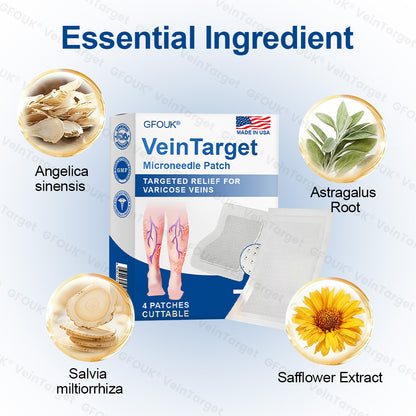 🇺🇸👨‍⚕️✅GFOUK® VeinTarget Microneedle Patch⚡Instant Relief, Long-Term Results