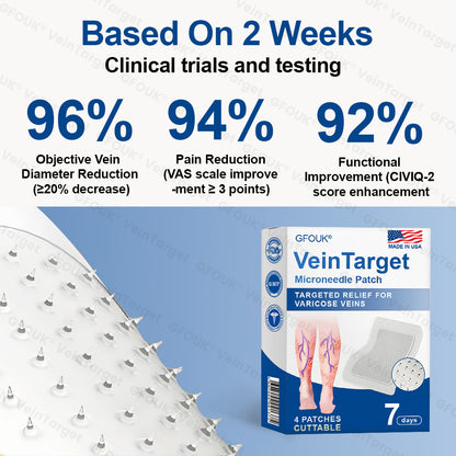 🇺🇸👨‍⚕️✅GFOUK® VeinTarget Microneedle Patch⚡Instant Relief, Long-Term Results