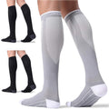 3 Pairs Athletic Compression Socks for Women and Men – Comfortable Stretch Socks for Everyday Wear